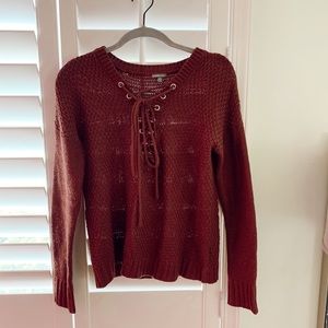 Charlotte Russe maroon sweater